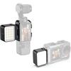 DFCINE Osmo Pocket - Mini luce per action camera, con 3 luci di riempimento a LED, compatibile con DJI Osmo Action 5 Pro/4/3, accessori per fotocamera, per selfie e registrazione video Vlog