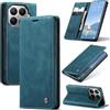 Ottcooed Cover per Xiaomi 15T Pro Custodia, Cover Pellicola a Libro Portafoglio in Pelle Porta Carte Protettiva Slot per Scheda Flip Case Wallet Case con Xiaomi 15T Pro, Blu verde