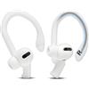 WC HookZ Pro 3 - Ganci per l'orecchio regolabili per AirPods Pro 3 | Da Wicked Cushions | Nucleo malleabile, vestibilità su misura, sicuro e comodo, brevetto in corso | White
