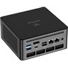 MINISFORUM UM890 Pro Mini PC, processore AMD Ryzen 9 8945HS, 8C/16T fino a 5,2 GHz, AMD Radeon 780M, DDR5 32 GB fino a 96 GB/1 TB SSD, HDMI/DP/USB4 × 2, RJ45 2,5 G × 2, Oculink, Wi-Fi 6E, BT5.2
