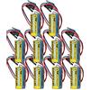 WXKJSHOP - Batteria di ricambio compatibile con 10 pezzi A6BAT ER17330V PLC 3.6V 1700 mAh