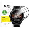 X-Dision [3 Pezzi Pellicola Protettiva Compatibile con Garmin Forerunner 570 47mm,[Resistente ai Graffi][3D Curved Full Cover] Pellicola Protettiva per Garmin Forerunner 570 47mm