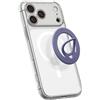 Spigen Dual Pop MagFit Anello MagSafe [3mm Ultra Slim] Doppio Magnete Compatibile con Accessori Magnetici, iPhone 17 17e 16 15 14 e Cover MagSafe/Pixelsnap per Samsung S26 S25, Pixel 10 10a - Viola