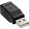 InLine 33443 cavo di interfaccia e adattatore USB 2.0-A M USB 2.0-B F Beige