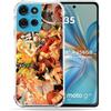 Cokitec Cover rinforzata per Motorola G75 5G Manga One Piece Nakama