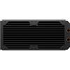 CORSAIR Hydro X Series XR5 NEO V2 Da 240 mm Radiatore Di Raffreddamento Personalizzato - Compatibile Con Ventole iCUE LINK, 2 Supporti Per Ventole Da 120 mm, Filettature G1/4 - Nero