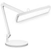 Neatfi XL Lampada da Lavoro LED per Tavolo Manicure, Hobby, Banco da Lavoro e Ufficio - Luce da Scrivania con Testa da 56 cm | 4 Livelli di Luminosità (Bianco, Non-CCT con base)