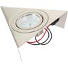HOMSFOU Lampada Led Sotto Mobile Triangolo In Acciaio Inox Illuminazione Discreta Per Cucina Armadio Cantina E Più Luce Bianca