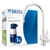 BRITA mypure P1 - Sistema di filtrazione con rubinetto e cartuccia filtrante P1000 - riduce calcare, metalli, cloro e impurità