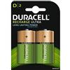 Duracell - Accumulatori NiMH Blister x2 D Ultra 1,2 V 3000 mAh
