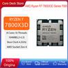 AMD Processore AMD Ryzen 7 7800X3D 8 core 16 thread R7 7800X3D CPU 4,2 GHz 5 nm 96 MB 120 ZenWiFi DDR5 MHz senza ventola per gaming AM5