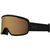 Giro Moxie Occhiali da sci da donna da snowboard Unisize Occhiali da neve | EXV ampia visione, anti-appannamento, adatto OTG, lente di ricambio, compatibile con casco, colore: nero stacked - lenti