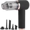 Fockety Aspirapolvere portatile 5 in 1, aspirapolvere per auto senza fili 45.000 PA con motore brushless 220.000 giri/min, batteria 3000 mAh, ricarica di tipo C, filtro lavabile,