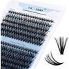 GEMERRY Ciglia Finte Ciuffetti 280pcs10D/20D/30D/40D/50D/60D/80D Cluster Volume Fai Da Te a Casa per Principianti Individuali Ciglia Finte Extension Ciglia（30D+40D-0.07D,8-16MIX）