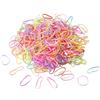 Meet-shop Mini Elastici Gomma,Capelli Elastici Gomma 1000pcs Capelli di Gomma Bande Elastici Morbidi per Bambini, Trecce Capelli, Acconciatura da Sposa e di Più (Multicolore)