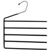 Whitmor 6021 - 199 Ebano Cromo Deluxe 5 Tier Slack Hanger