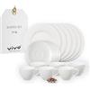 like. by Villeroy & Boch vivo - Villeroy & Boch Group Basic White set da caffè, 18 pezzi EC