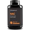 Zenement NAC N-Acetilcisteina 600 mg - 180 Capsule Vegane | Scorta per 6 Mesi | Alta Purezza e Biodisponibilità | Senza Additivi | Vegano | Zenement
