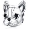 ShiYu Charm Ciondoli Bulldog Francese cane in Argento Sterling 925 per Bracciali Pandora