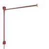 Nemo - Applique con presa Charlotte Perriand - Rosso - Metallo - Designer Charlotte Perriand