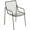 Emu - Poltrona impilabile Rio R50 - Verde - Acciaio - Designer Anton Cristell