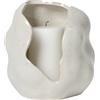 BROSTE COPENHAGEN - Portacandela HEKLA - Beige - Gres