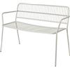 BROSTE COPENHAGEN - Panca con schienale EDEN - Beige - Acciaio termolaccato
