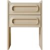 HK LIVING - Comodino Space - Beige - MDF laccato
