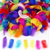 MWOOT MWO 450 Pezzi Piume Colorate(2,3 -5,1),Piume Naturale D'Oca Decorazioni per Arte Mestiere Cattura Sogni Copricapo Nozze Festa Creazione di Gioielli