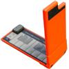 Korg nanoKEY Fold - Foldable 25 Key MIDI Keyboard Controller with USB-C and TRS-MIDI - Lava Orange