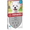 ELANCO ITALIA SpA Advantix Spot-On per Cani da 4 a 10 Kg - Pipette antiparassitarie - 1 Pipetta monodose da 1 ml