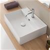 Scarabeo Teorema 2.0 lavabo sospeso, 511041BK, Teorema 2.0 bianco opaco [Lavabi > Lavabi Sospesi]