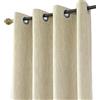 Melodieux Tende con Occhielli Oscuranti in Misto Cotone Beige, al Pezzo, 117x229cm