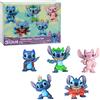 Disney Just Play Set di personaggi collezionabili di Lilo & Stitch della Disney, 5 pezzi, personaggi da collezionabili alti 7,6 cm, giocattoli per bambini dai 3 anni