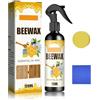 Rakiuty Cera D'api Spray Naturale Micromolecolare, Natural Micro-Molecularized Beeswax Spray, Floor Cleaner Beeswax, Cera D'api Micro-Molecolarizzare Naturale Spray, Per Mobili, Legno, Pavimenti, Cura Mobili