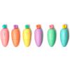 LEGAMI Set di 6 mini evidenziatori - carrate team - extraordinary stationery