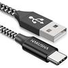 HAKUSHA Cavo USB C, [1M] Cavo USB Tipo C Nylon Ricarica Rapida per Android Samsung Galaxy S21 Ultra,Note 20,Z Fold 3,Huawei P50,Mate 40,MateBook,Xiaomi Mi 11 Lite,OnePlus 9,Google Pixel 5,Realme