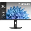 Thomson 27 Pollici (69 cm) Studio Business Monitor Full HD, Frequenza di Aggiornamento 120Hz, HDMI, Supporto VESA 75x75, Nero, M27FB5C15