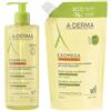 ADERMA (Pierre Fabre It.SpA) A-Derma Exomega Control Olio Detergente Emolliente 500ml + Eco Ricarica - Pelle Secca e Atopica
