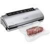 CASO VC 10 - Macchina sottovuoto per alimenti compatta, mantiene gli alimenti freschi fino a 8 volte più a lungo, sigillatura stabile fino a 30 cm, inclusi 10 sacchetti professionali - argento