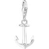 THOMAS SABO Ciondolo a forma di ancora con pietre in argento Sterling 925