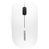 CHERRY MC 1000, Mouse Office Con Filo, Sensore Ottico (1200 dpi), 3 Pulsanti, Design Simmetrico per Destrimani e Mancini, Certificazione GS, Bianco-Grigio