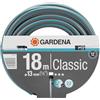 Gardena Classic 13 Mm (1/2 Pollice), 18 M: Tubo da Giardino Universale in Robusta Trama Incrociata, Pressione di Scoppio di 22 Bar, Resistente Ai Raggi Uv, Senza Parti di Sistema (18001-20)