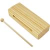 A-Star Blocco di legno con battitore di legno, tono singolo, blocco ritmico di percussioni