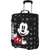 Disney Topolino Surprise-Valigia da Cabina Pieghevole, Nero, 20 x 36 x 52 cm, Capacità 30 L