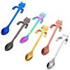 ESRISE Cucchiaino da Caffè Gatto in Acciaio Inossidabile Sospeso Carino Gattini Cucchiaini Mescolatore per tè, zuppa, zucchero, dolce, antipasto, condimento (colore-s)