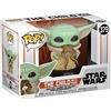 Funko POP! Star Wars: Mandalorian-Grogu (The Child, Baby Yoda) With Frog The Mandalorian - Figura in Vinile da Collezione - Idea Regalo - Merchandising Ufficiale - Giocattoli per Bambini e Adulti