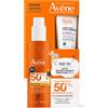 AVENE (Pierre Fabre It. SpA) Avene Eau Thermale Spray Bambino SPF50+ 200 ml con Doposole ristrutturante 50 ml