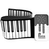 Tastiera elettronica pieghevole regalo musicale educativo con 49 tasti per