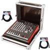 ALLEN & HEATH ALLEN&HEATH ZED60-10FX MIXER + FLIGHT CASE + 2 CAVI PROFESSIONALI XLR M/F 10 MT IN BUNDLE